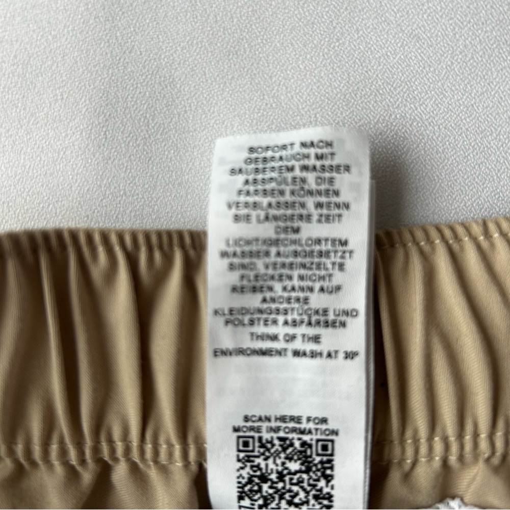 ASOS Men’s Tan Swim Trunks - Picture 7 of 9